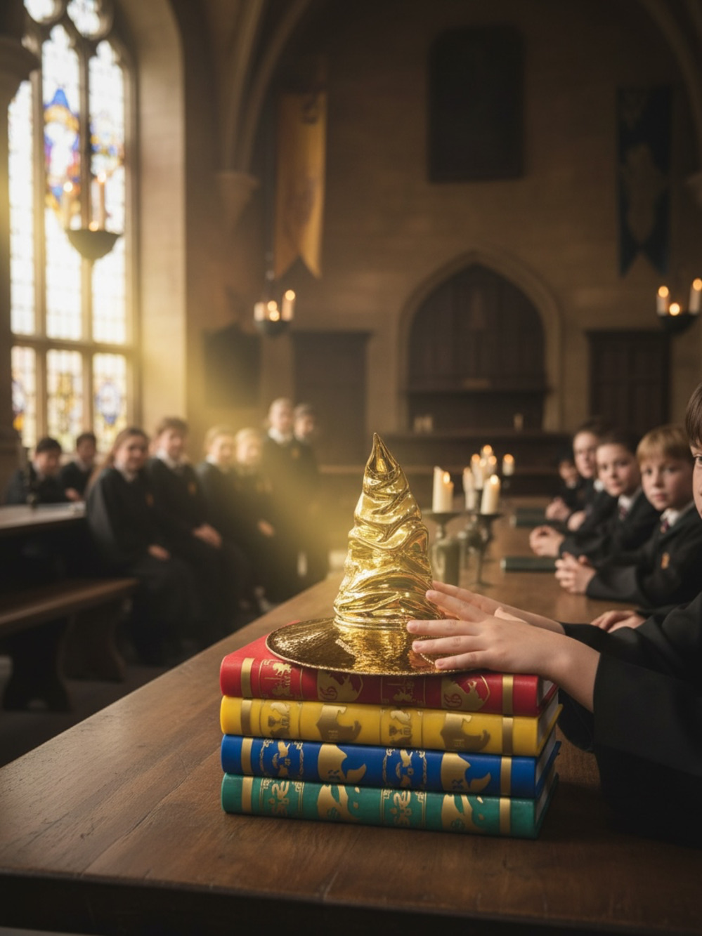 Harry Potter Gold Sorting Hat popcorn Bucket